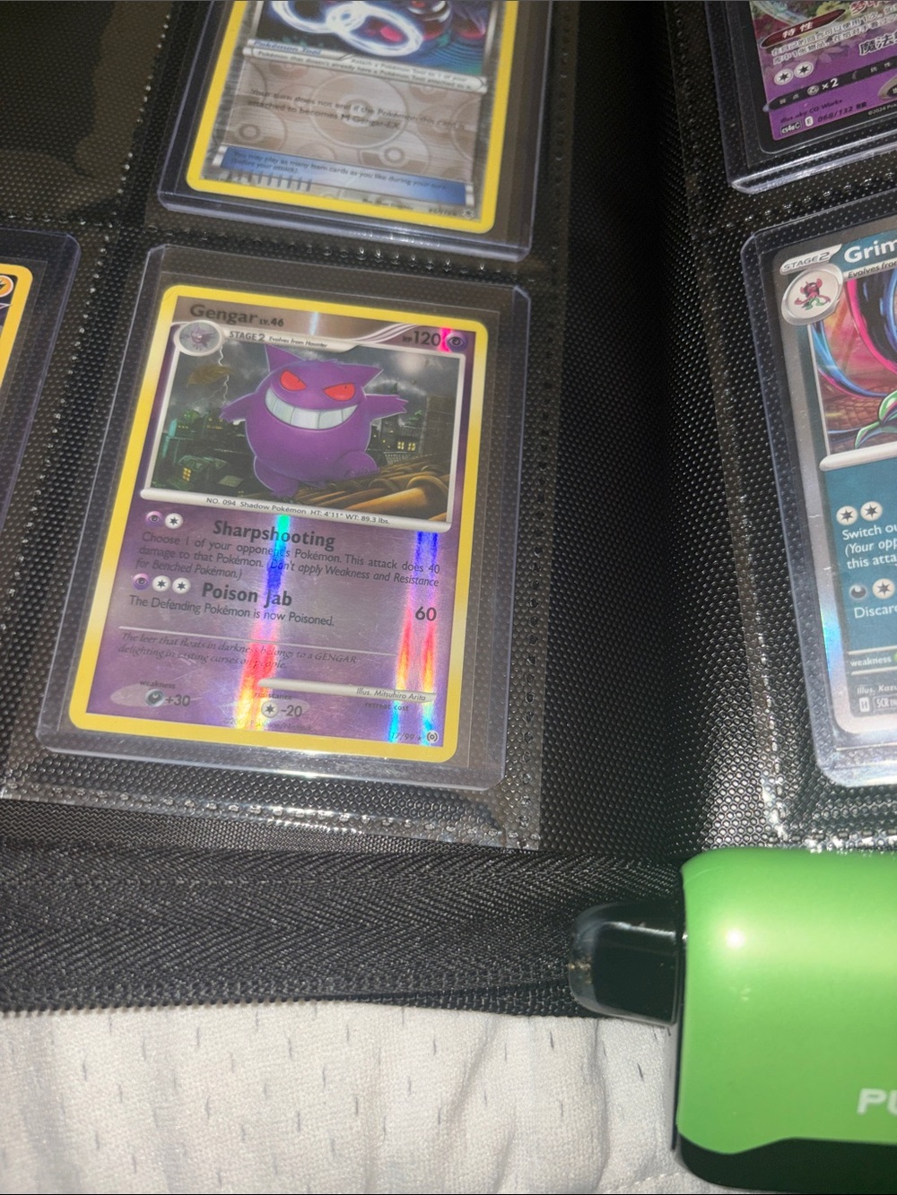 Gengar reverse Holo 17/99 Trading Card - Purple